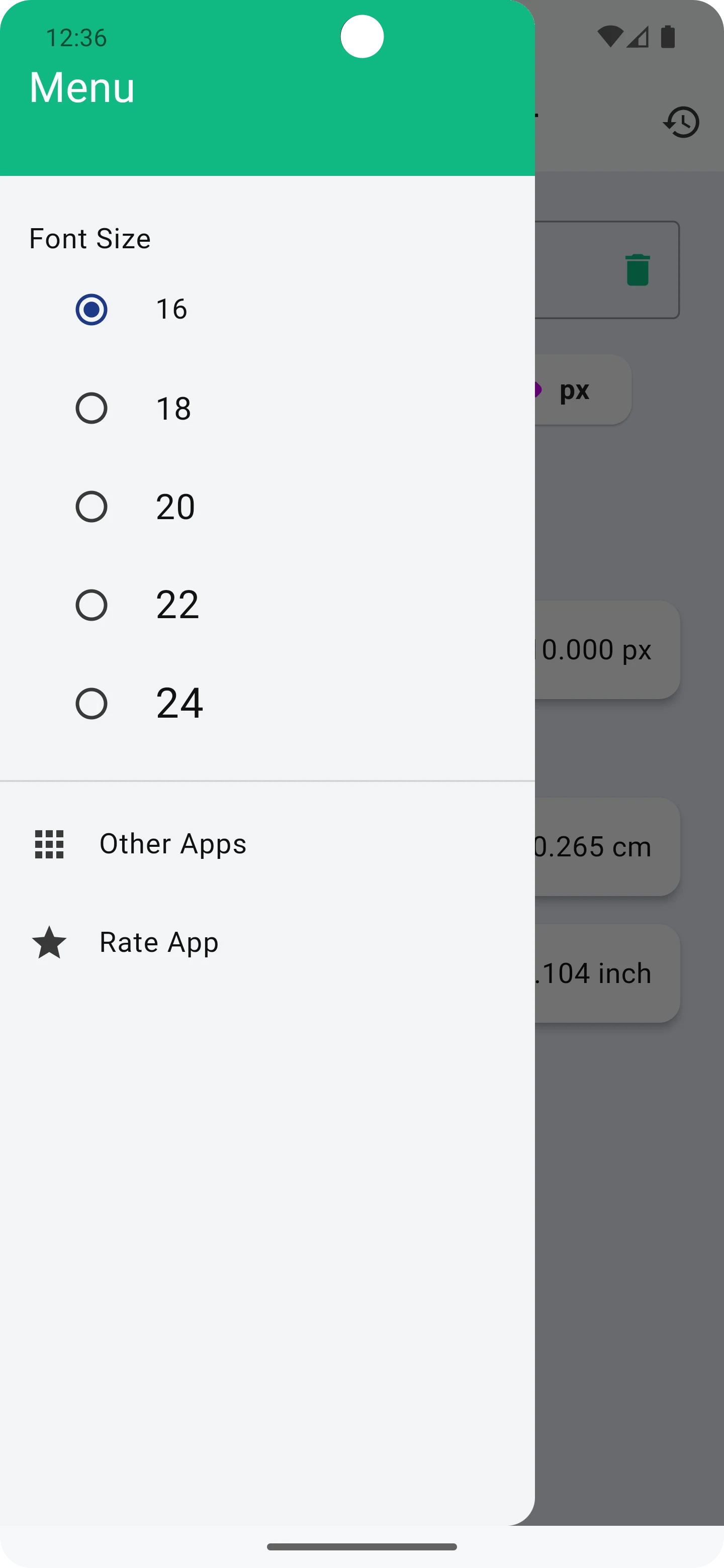 Pixel Inch cm Converter screenshot